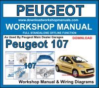 Peugeot 107 Workshop Repair Manual Download